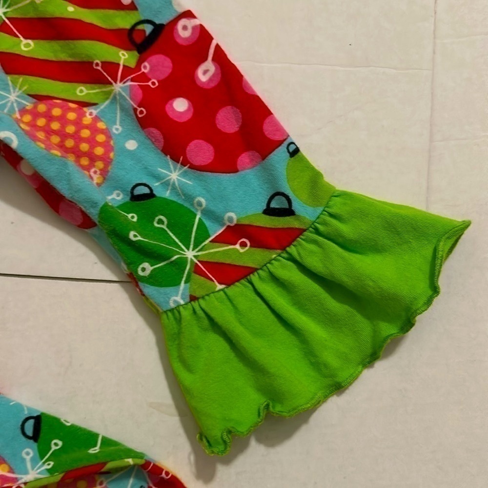 RG™ retro Christmas & lights Bell Pants Set size 7 - Picture 3 of 13